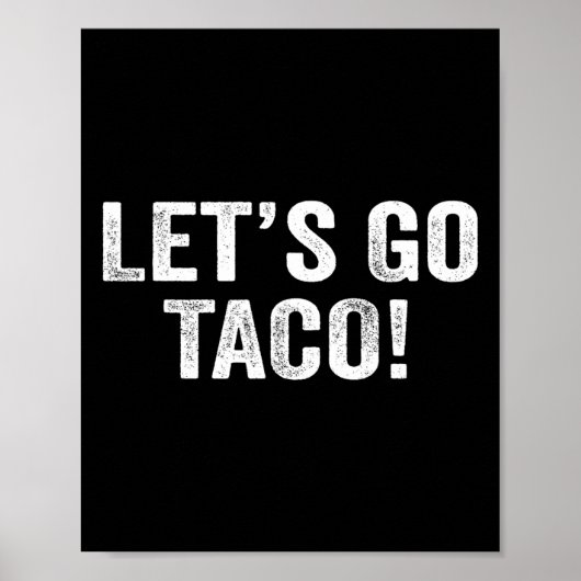 Let's Go Taco &# ポスター (正面)