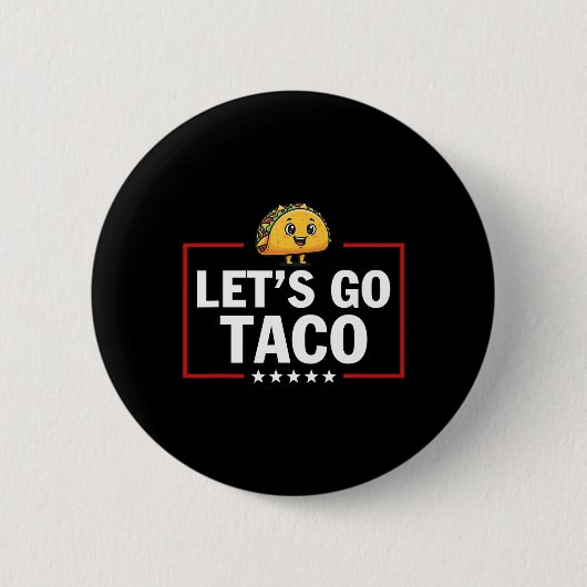 Let's Go Taco 面白いトランプはいつも逃げる _22 缶バッジ (正面)