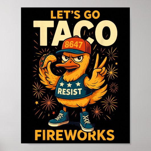 Let's Go Taco Meme  ポスター (正面)