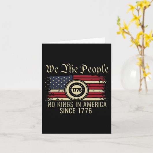 Let's Go Taco No Kings In America Since 1776 Ameri カード (黄色い花)