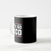 Let's Go Taco - Patriotic Taco おもしろい Trade Tariff コーヒーマグカップ (正面左)