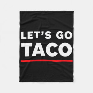 Let's Go Taco Shirt おもしろい Shagon Let's Go Taco 4 フリースブランケット