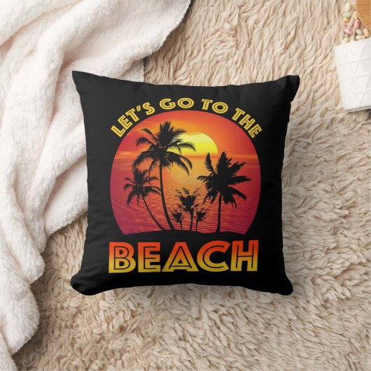 Let's Go To The Beach クッション (ブランケット)