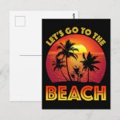 Let's Go To The Beach ポストカード (正面/裏面)