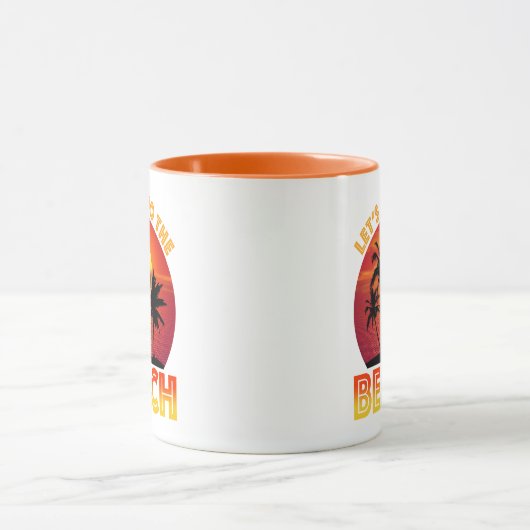 Let's Go To The Beach マグカップ (中央)