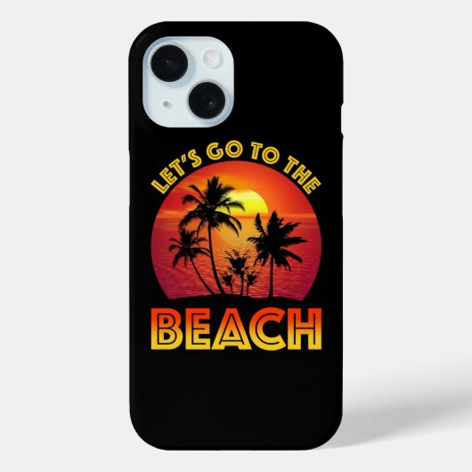 Let's Go To The Beach Case-Mate iPhoneケース (裏面)