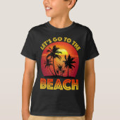 Let's Go To The Beach Tシャツ (正面)