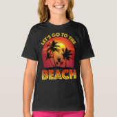 Let's Go To The Beach Tシャツ (正面)