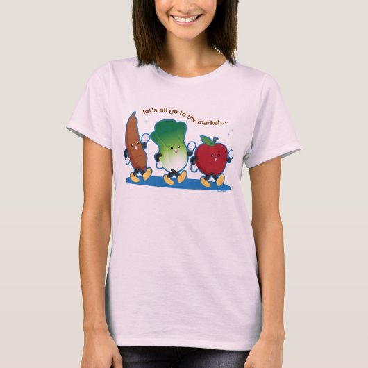 Let's Go to the Market Tシャツ (正面)
