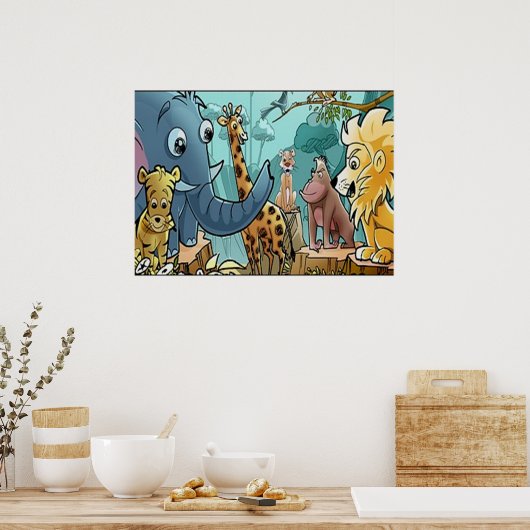 Lets Go To The Zoo - Poster ポスター (キッチン)