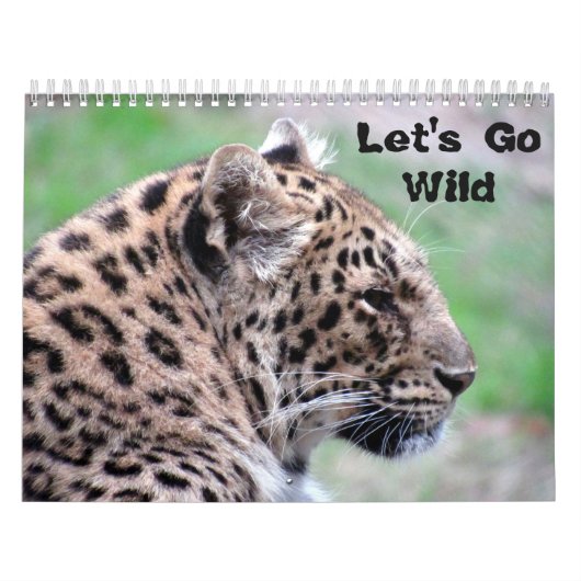 Let's Go Wild II - Wild Animal Calendar Edition 2 カレンダー (カバー)