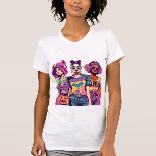 Let's Go Witches T-shirt Tシャツ (正面)