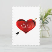 Let's Hang Out Forever Marriage Proposal Card シーズンカード (スタンド正面)