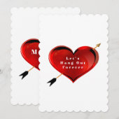 Let's Hang Out Forever Marriage Proposal Card シーズンカード (正面/裏面)