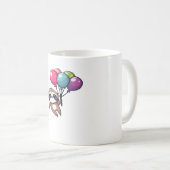 Let's Hang Out It's My Birthday Balloon Sloth , Cu コーヒーマグカップ (正面右)