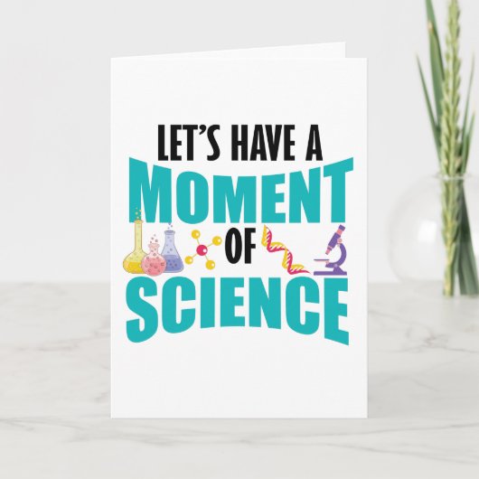 Let's Have A Moment Of Science カード (正面)