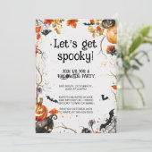 Let's have a spooky Halloween party 招待状 (スタンド正面)