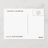 Let's Have Coffeeポストカード ポストカード (裏面)