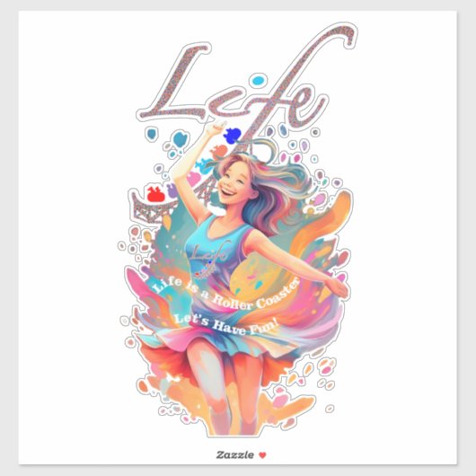 Let's Have Fun,Life a Roller Coaster シール (シート)