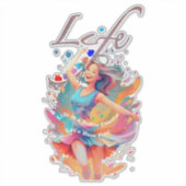 Let's Have Fun,Life a Roller Coaster シール (正面)