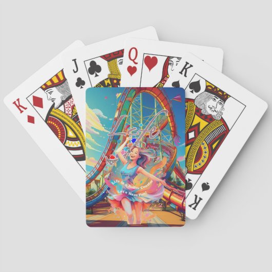 Let's Have Fun,Life a Roller Coaster トランプ (裏面)