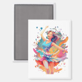 Let's Have Fun,Life a Roller Coaster マグネット (正面/裏面)