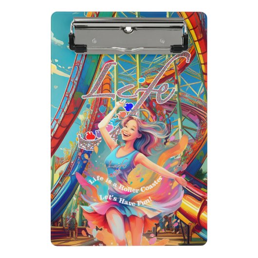 Let's Have Fun,Life a Roller Coaster ミニクリップボード (正面)