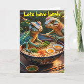 Lets have lunch カード (正面)