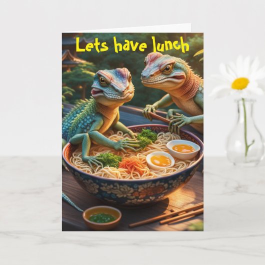 Lets have lunch カード (小さな植物)