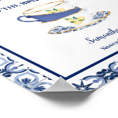 Let's Have Tea with Bride Mediterranean Shower ポスター (角)