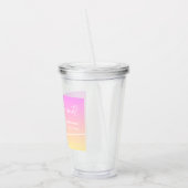 Let's Hit the Court Pickleball 30th Birthdayパーティー アクリルタンブラー (左)