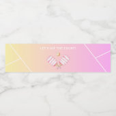 Let's Hit the Court Pickleball 30th Birthdayパーティー ペットボトルラベル (シングルラベル)