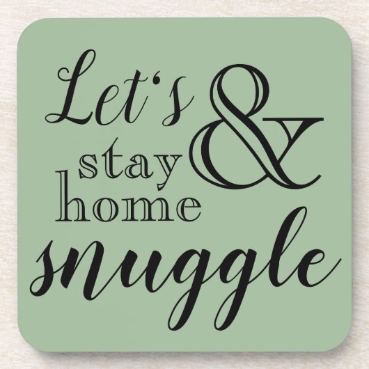 Let's Home & Snuggle Coaster コースター (正面)