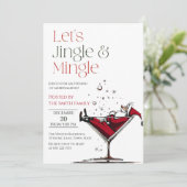 Let's Jingle and Mingle, サンタのコックテイル 招待状 (スタンド正面)