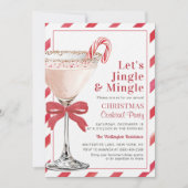 Lets Jingle and Mingle Christmas Cocktail Party 招待状 (正面)