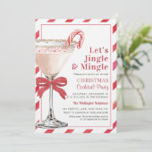 Lets Jingle and Mingle Christmas Cocktail Party 招待状 (スタンド正面)