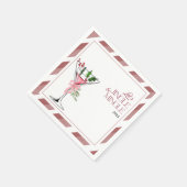 Let's Jingle and Mingle Holiday Party  スタンダードカクテルナプキン (角)