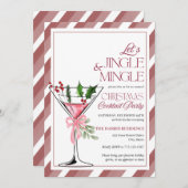Let's Jingle and Mingle Holiday Party  招待状 (正面/裏面)