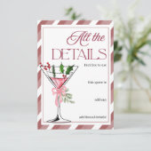 Let's Jingle and Mingle Holiday Party Details エンクロージャーカード (スタンド正面)