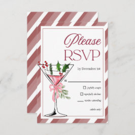 Let's Jingle and Mingle Holiday Party RSVP エンクロージャーカード