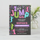 Let's Jump and Play Birthday Invitation 招待状 (スタンド正面)