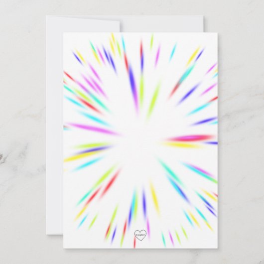 let's JUMP birthday party 招待状 (裏面)