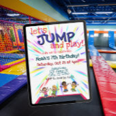 let's JUMP birthday party 招待状