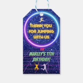 Let's Jump Party Bounce Neon Trampoline Park  ギフトタグ