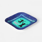 Let's Jump Party Bounce Neon Trampoline Park  ペーパープレート (傾斜あり)