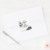 Let's Kick up the fun!, Fun Soccer Birthday スクエアシール (封筒)