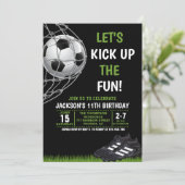 Let's Kick up the fun!, Funny Soccer Birthday 招待状 (スタンド正面)