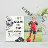 Let's Kick up the fun!, Funny Soccer Birthday 招待状 (スタンド正面)