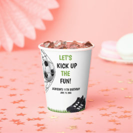 Let's Kick up the fun!, Funny Soccer Birthday 紙コップ