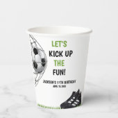 Let's Kick up the fun!, Funny Soccer Birthday 紙コップ (裏面)